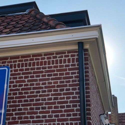 Foto van dakgoot in Montfoort